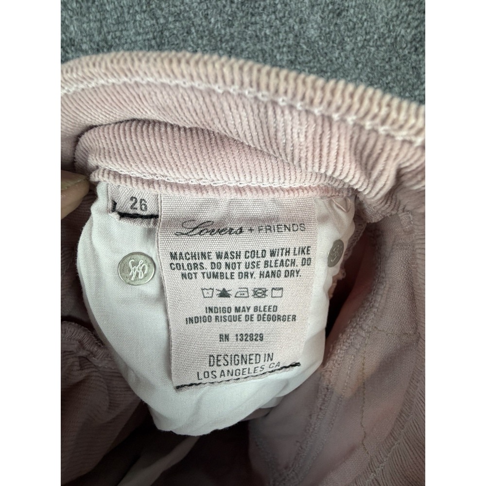 Lovers + Friends Wyatt Corduroy Hi-Rise A-Line Skirt in Rosemont WOMENS SIZE 26 - Picture 3 of 9
